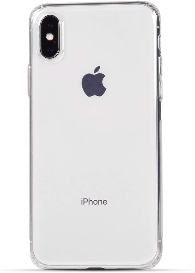 iPhone X Case, Crystal Clear Soft Cover Case with Shock Absorption Technology Bumper Ultra Slim TPU Gel Case for iPhone X, Clear