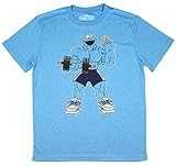 Sesame Street Dumbbell Cookie Monster Performance Active Graphic T-Shirt