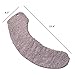 EBlife Soft Toilet Seat Cover Pads [One of the Most Comfortable and Warmest Toilet Seat Cover] [Medical Grade Asepsis Anti-Bacteria and Anti-Slippage] Washable Reusable for any Type of Toliet (Gray)