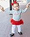 RuffleButts Baby/Toddler Girls Footless Ruffled Tights - White, 4-6
