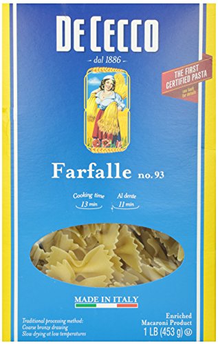DeCecco Farfalle #93, 16 oz