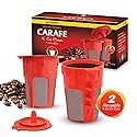 Housewares Solutions 2 Refillable/Reusable Carafe K Cup Filters for Keurig 2.0, K200, K300, K400, K500 Series of Brewing Machines