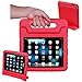 HDE iPad 2 3 4 Case for Kids - Shock Proof Bumper Heavy Duty Protective Cover Handle Stand for Apple iPad 2nd 3rd 4th Generation Tablet (Red)
