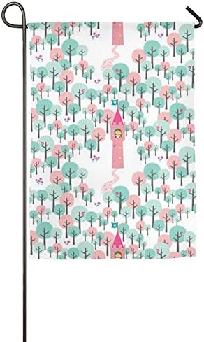 Conifer Trees Stylish 12 X 18 Prime Garden Flag Wear Resistant For Patio Welcoming Flag