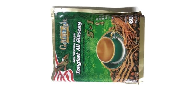 Amazoncom Gold Eagle Tongkat Ali Ginseng 5in1 600g 30g