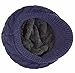 HINDAWI Womens Winter Hat Warm Knit Wool Ski Snow Caps with Visor Navy
