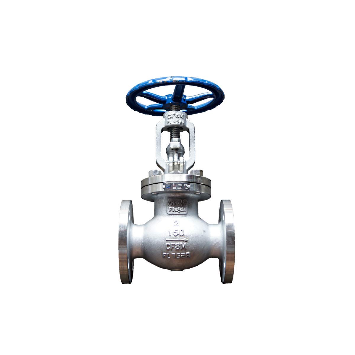 Flange End Globe Valve, Stainless Steel SS316 Material, 1", ANSI 150