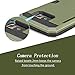 Galaxy S7 Edge Case, TILL(TM) Impact Resistant Protective Shell Galaxy Wallet Cover Shockproof Rubber Bumper Case Anti-Scratches Hard Cover Skin with Card Slot for Samsung Galaxy S7 Edge G9350, Green