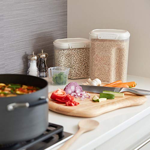 Sistema Bake IT Collection Food Storage Containers, Clear/White, 9Piece Set Buy Online in UAE