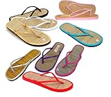 3 pairs - Assorted Bamboo Sandals