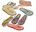 3 pairs - Assorted Bamboo Sandals