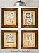 Original Darts Patent Prints - Set of Four Photos (8x10) Unframed - Makes a Great Game Rooms, Man Caves or Home Bar Pub Decor and Gift Under $20 for Darts Enthusiasts