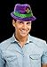 Fun Central LED Mardi Gras Sequin Fedora Hat for Men and Women