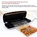 Vacuum Sealer Machine, Cxy Automatic Vacuum Sealer Machine with Cutter Built Inside and Starter Kit (6 Vacuum Bags) and air suction hose for Food Preservation. (White)