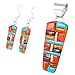 925 Sterling Silver Matching Pendant & Earrings Set with Genuine Turquoise & Gemstones 20