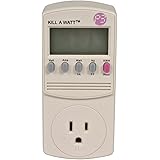 P3 International P4400-VP Monitor, Electricity Usage, Kill-A-Watt, 8 Measures, 2.4" W x 1.7" D x 5.1" H