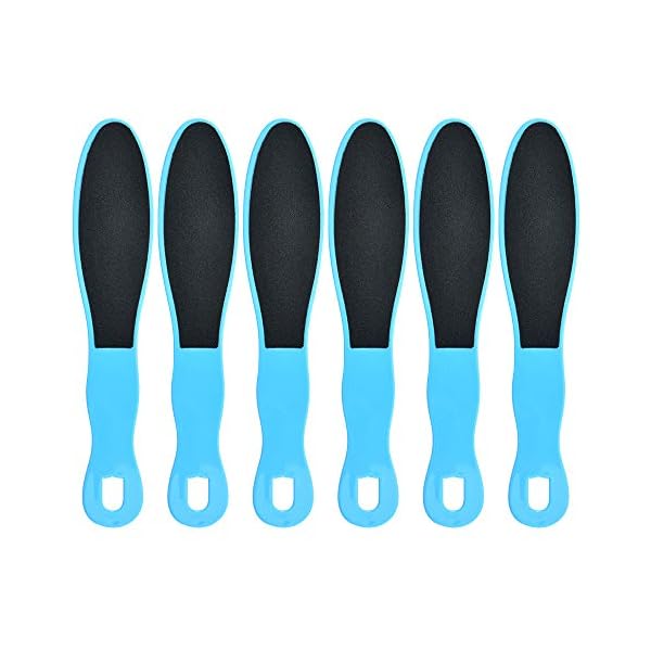 6 Pieces Double Sided Pedicure Foot File Effectively Remove The Foot Hard Skin, Dead Skin and Calluses Reusable Foot…