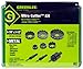 Greenlee 930 Hole Cutter Kit, 9 Pc Green/Black, Small