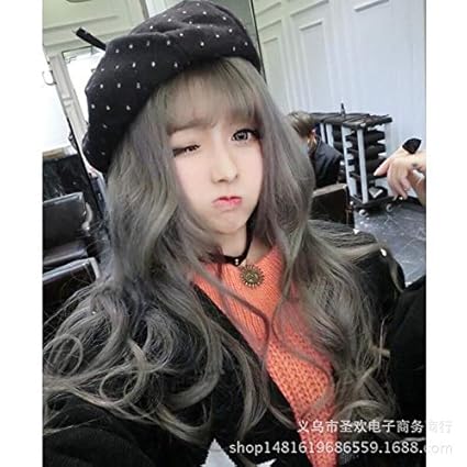 Ms Gray Realistic Long Curly Hair Big Wavy Hair Anime Hairstyle