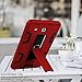 TIANLI Case for iPad 8th Generation, 7th Gen Cover iPad 10.2 2020/2019, Shockproof TPU Bumper Protective Case with Kickstand for iPad 10.2 Inch,Red Black