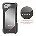 iPhone 6 Battery Case, [MFI Apple Certified] Trianium iPhone 6 Portable Charger (4.7 Inches) [Black/Silver]-3500mAh External Power Bank iPhone Protective Charging Case Back Heavy-Duty [Inlaid Metal]