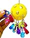 Bonka Bird Toys 1938 Paci Pull Colorful Pacifier Ring Acrylic Parrot Parrotlet Budgie Quaker African