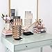 Lipstick Organizer, Alotpower Clear Acrylic Rotating 64 Lipstick Holder Cosmetic Holder Spinning Tower Makeup Organizer Lipgloss Stand
