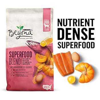 Purina Beyond Natural Dry Dog Food, Superfood Blend Salmon, Egg & Pumpkin Recipe - 14.5 lb. Bag