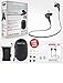 Bluetooth Earphones for Running - Sweat Proof Workout Mini Sport Wireless Earbuds with Quality Beats Stereo Sound, Noise Isolating Technology. Bonus EVA Case & Pouch