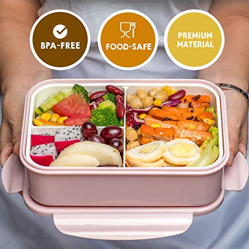 LOVINA Bento Boxes for Adults 1100 ML Bento Lunch Box For Kids