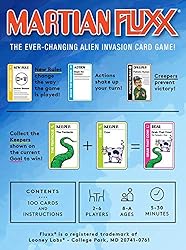 Martian Fluxx - A Card Game by Andrew Looney | 2-6