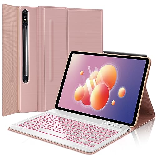 Samsung Galaxy Tab S7 FE 5G Case with Keyboard Inch-Smart