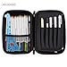 Black Emoji Large Capacity Girls Boys Cute Colored Pen Organizer Cosmetic Bag School Pencil Case Box with Compartments