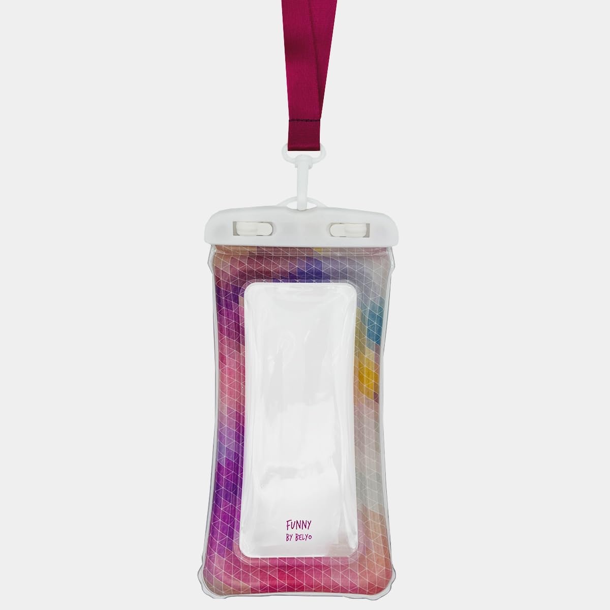 WONDEE Belyo Waterproof Phone Case, Universal Up to 6.7 Inch Beach Pool Case with Optical Design, Water and Sand Water Protection, Waterproof Bag for All Types of Mobile Phones