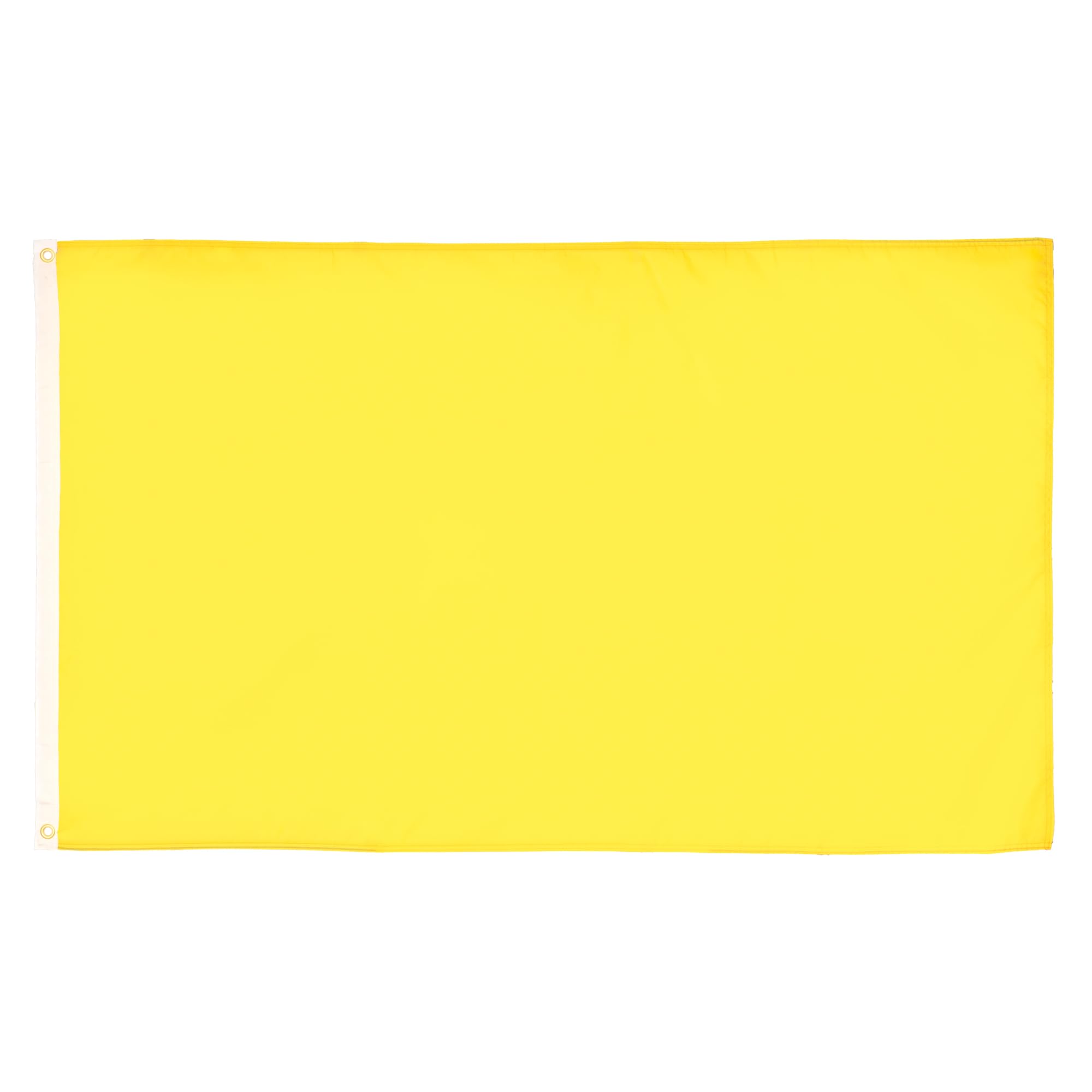 AZ FLAG - Plain Yellow Flag - Large 5x8 Ft - 100D Polyester Yellow Solid Color Big Banner with Two Metal Grommets - Fade Resistant - Vivid Colors - 5' x 8' Feet - 250x150 Cm
