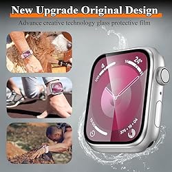 YMHML 2 Pack for Apple Watch Screen Protector 41mm