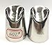 Astra Gourmet 5 Pcs-Set Russian Icing Tips, Flower Piping Nozzle Tips, Petal Tulip Russian Nozzle Stainless Steel (No.79,80,81,402,402L)