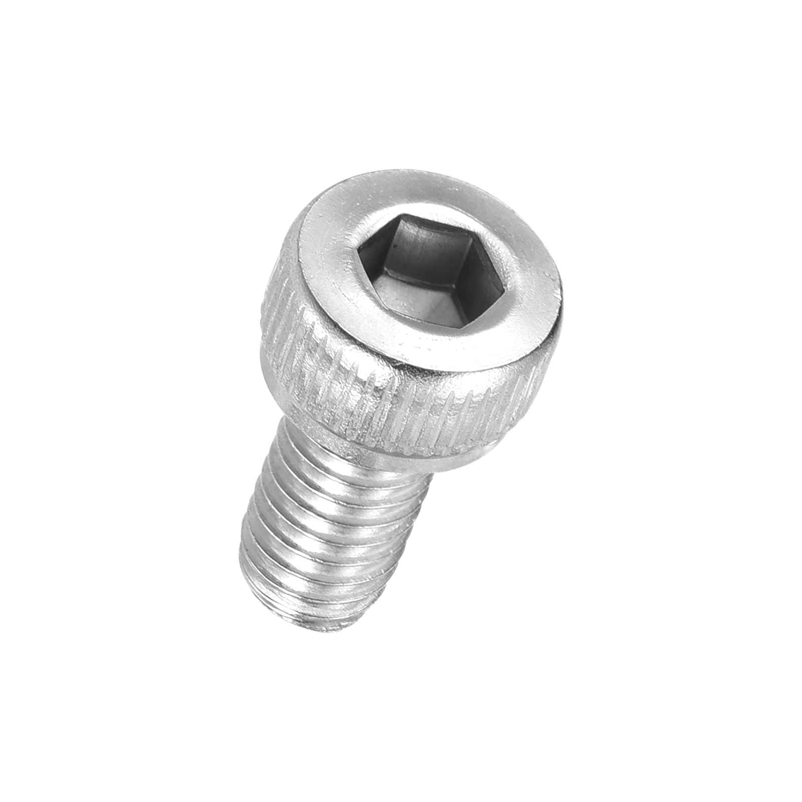 Kozelo 50pcs Socket Head Cap Screws - [M4-0.7 x 8mm] 304 Stainless Steel Allen Socket Drive for Electrical Motor 3D Printing Fan Engine Replacement Use, Silver — image 1