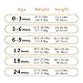 OPAWO Baby Bodysuits Long Sleeve for Unisex Boys Girls Black 3 Pack 0-3 Months