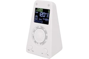 Sorandy Digital Metronome, 10 Built in Beat Tones Metronome, Tapping Speed Feature with BT Speaker, Tempo Range 30bpm 280bpm,