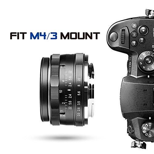 Meike MK-4/3-50-2.0 50mm f 2.0 Large Aperture Manual Focus lens APS-C For 4/3 System Mirrorless Cameras Olympus/Panasonic - Thumbnail 3