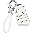 PIFOOG for Lexus Key Fob Cover Bling Keychain TPU Car Keys Case Shell Protector Protection for Lexus GX ES NX LC RC LS UX Accessories 4 Buttons Girly Women Cute