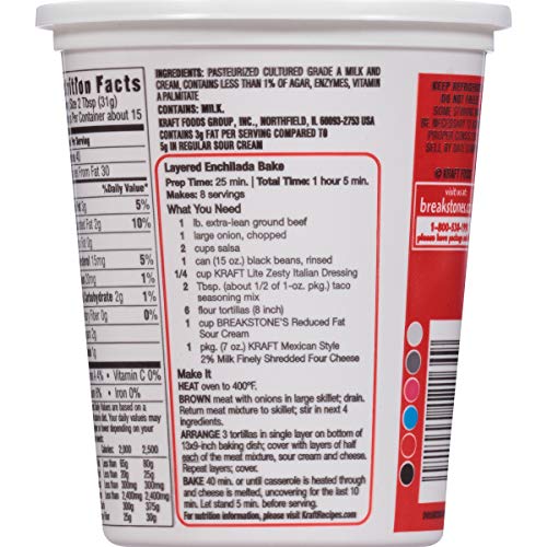 3 Breakstone+Reduced+Fat+Sour+Cream