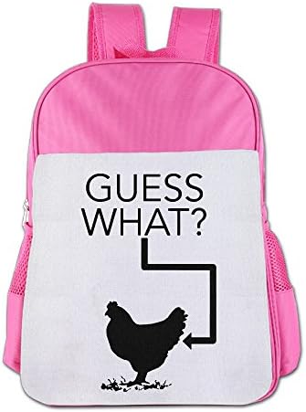 Guess What Children's School Bag Shoulders Bag Cabssk Polyurethane Leather Customize Pink Funny