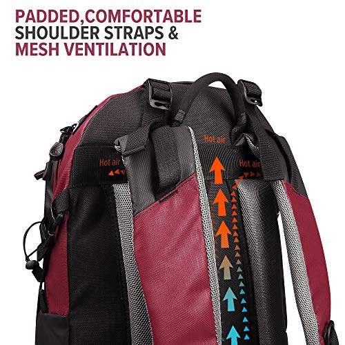 OutdoorMaster-Hiking-Backpack-50L-Hiking-Travel-Carry-On-Backpack-wWaterproof-Rain-Cover-Laptop-Compartment-for-Hiking-Traveling-Camping