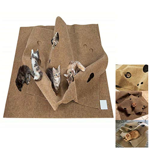 Redvive Top Pet Dog Cat Activity Play Mat Training Mat Cat Toy Bite Mat 120903 cm Training