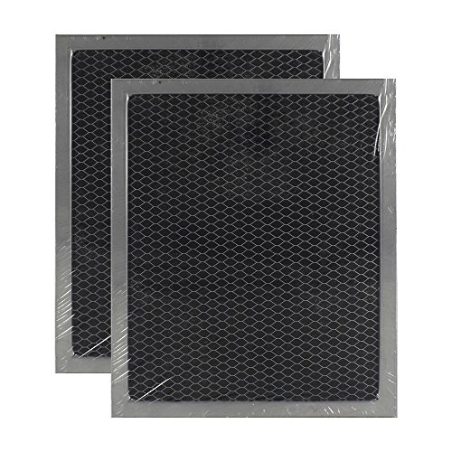 2-PACK Air Filter Factory 7-3/4 x 9-7/8 x 3/8 Range Hood Charcoal Carbon Filters AFF58-CH