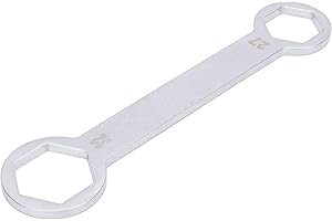 KIMISS 27mmx32mm Combo Axle Wrench, Portable Combination Axles Wrench Hand Tool CRV Alloy Steel Motorcycle Axle Replacement f