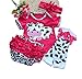 Reborn Baby Doll Clothes Outfit for 20-23 Inch Reborns Newborn Babies Matching Clothing Rose Dairy Cow Four-Piece Set
