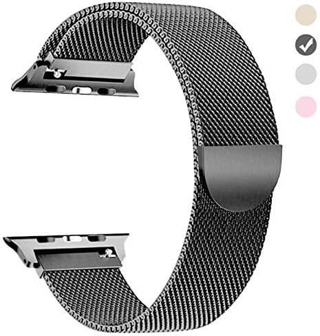 yamen Compatible with Apple Watch Band 38mm 40mm Milanese Loop for iwatch Band 42mm 44mm Series 2 Series 3 Series 4